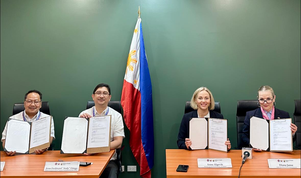 Sweden, Phl strengthen ties over transport initiatives