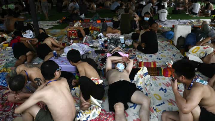 Thousands of freed scam centre workers in Myanmar are desperate to get home
