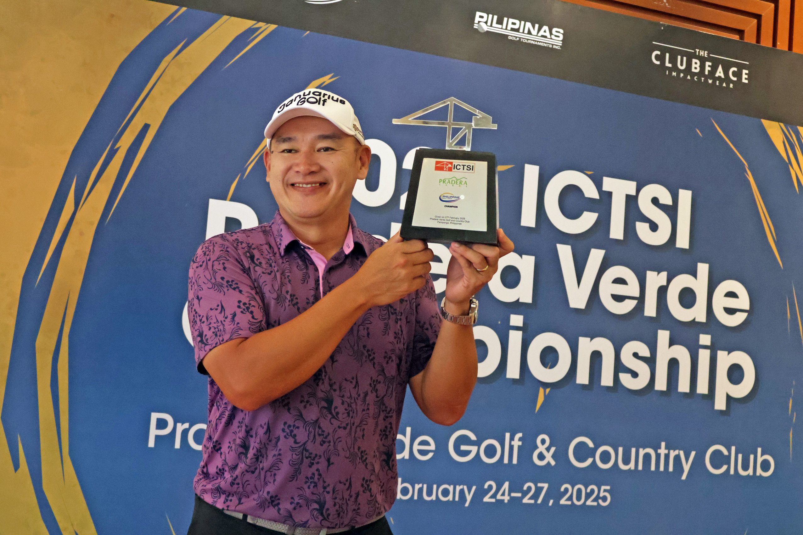 KING OF PINATUBO: Strategic Que dominates, seals ICTSI Pradera Verde crown