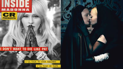 Madonna stuns in dark-themed CR Fashion Book editorial