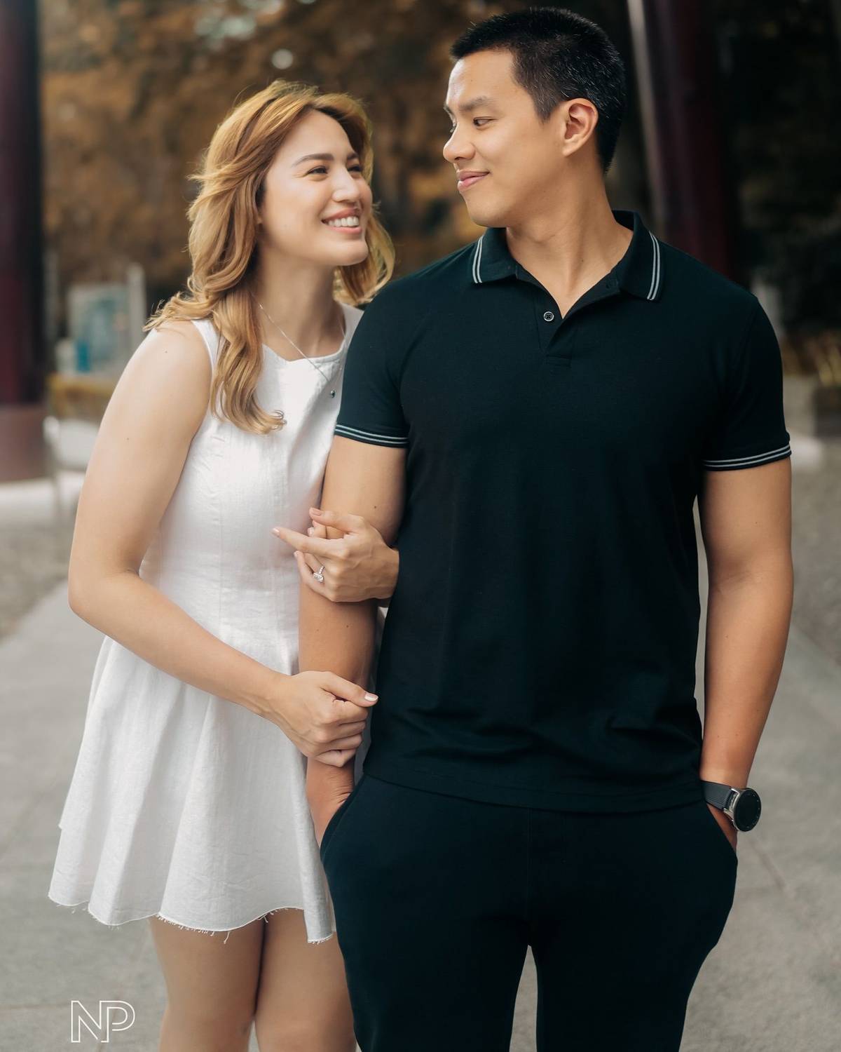 Michelle Gumabao and Aldo Panlilio.