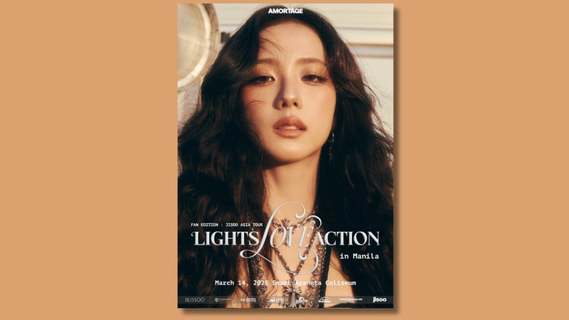 Jisoo’s ‘Lights, Love, Action’ in Manila: Ticket prices, seat plan revealed