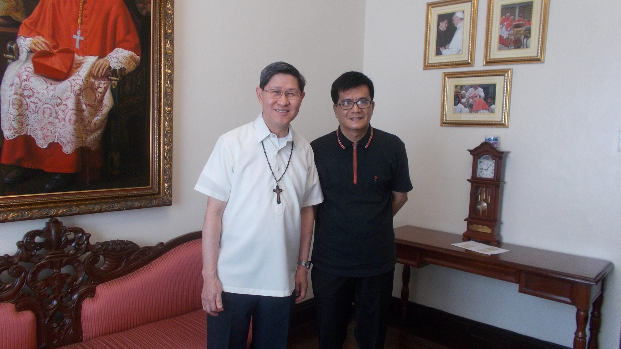 A chance meeting with Cardinal Chito Tagle