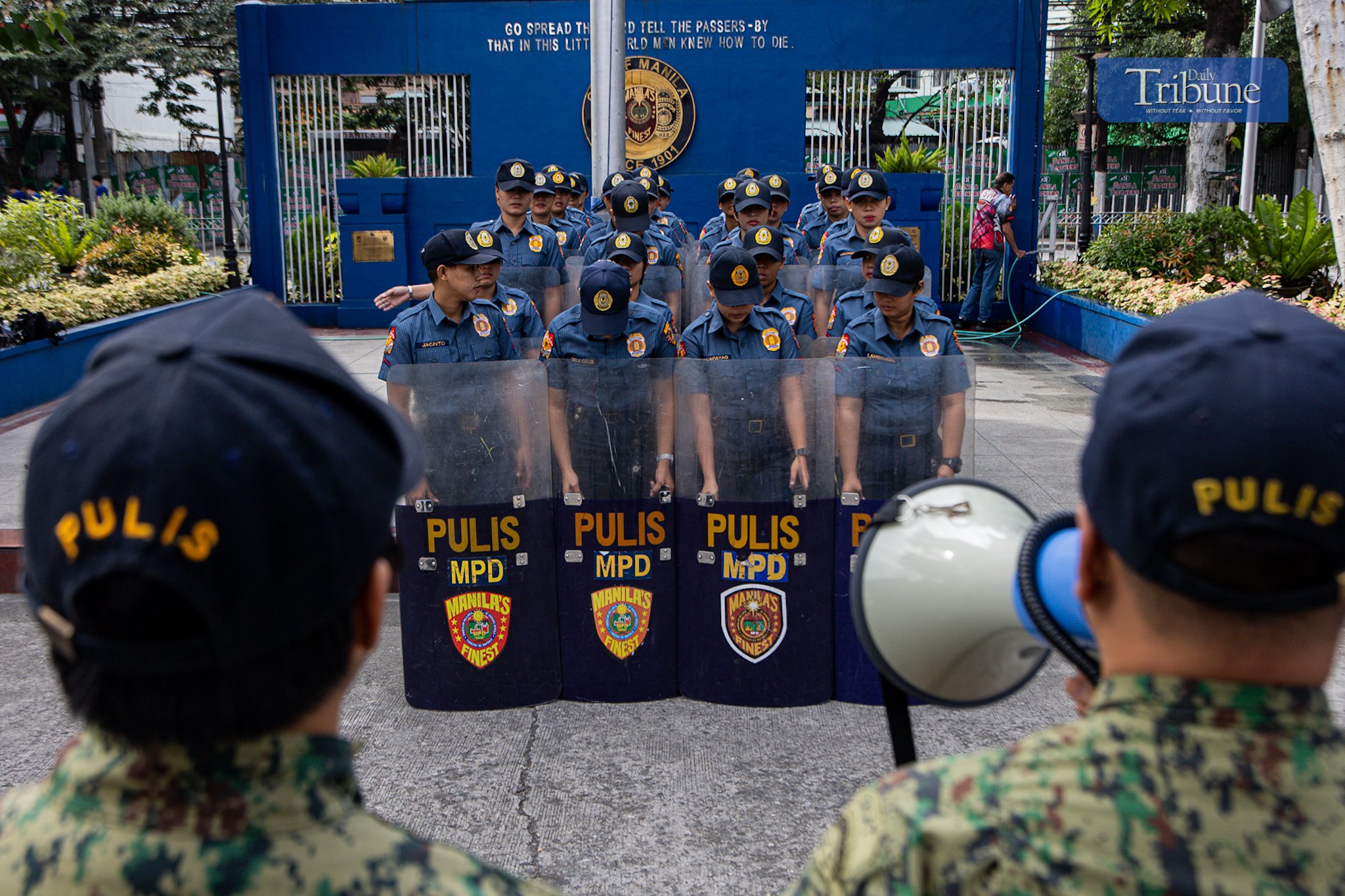 Female police officers train ahead Women's Month celebration