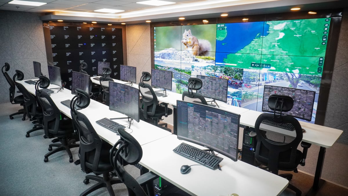 PNP Muntinlupa’s Command Center.