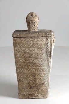 Limestone burial jars