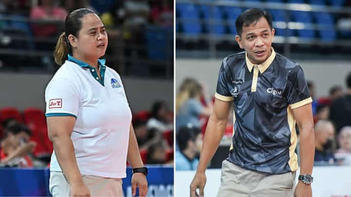 Coach of Galeries Tower Lerma Giron & Cignal Coach Shaq Delos Santos
