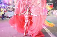 PARTICIPANT takes part in the 47th Sydney Gay and Lesbian Mardi Gras Parade in Sydney, Australia on 1 March 2025.