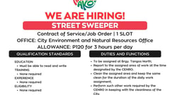 Navotas criticized for P120 salary for 3-hour street sweeper job