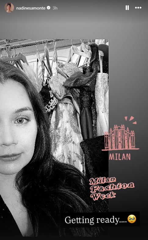 Nadine Samonte Instagram story