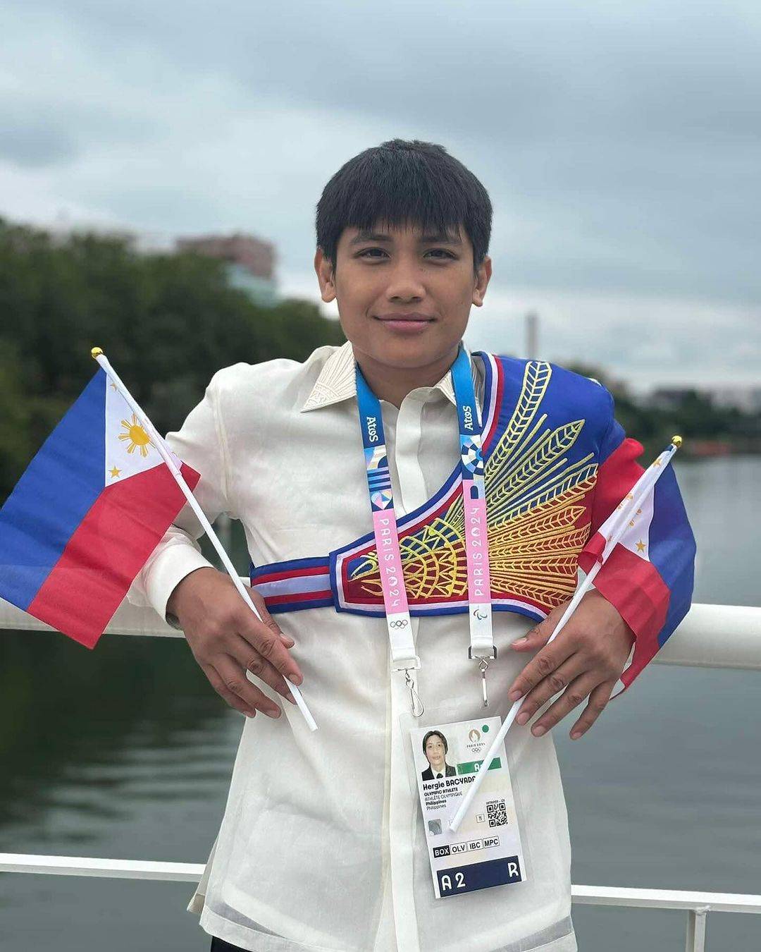 Boxer Hergie Bacyadan became the first transgender Filipino to compete at the Olympics.