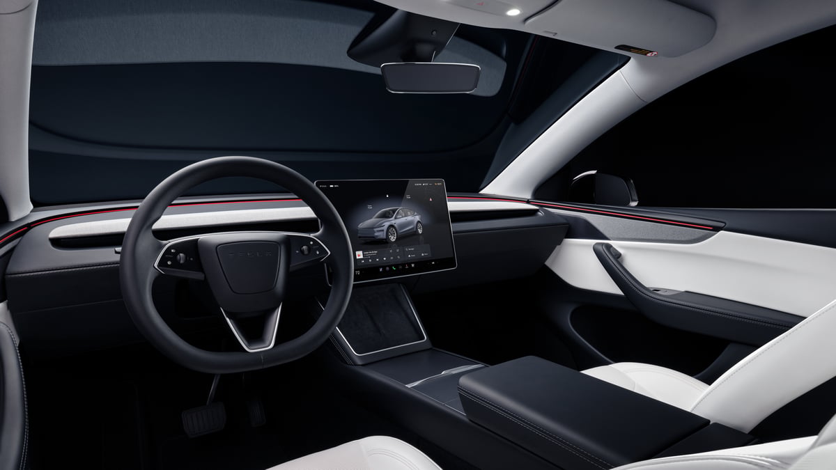 Inside the New Tesla Model Y — where minimalist luxury meets cutting-edge technology.