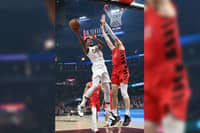 DE’ANDRE Hunter fires 18 of his 32 points to lead the Cleveland Cavaliers to a 133-129 overtime victory over the Portland Trail Blazers in the NBA regular season.