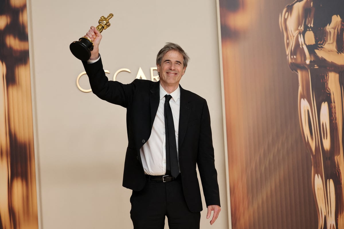 Walter Salles, winner of the Best International Feature Film for “I'm Still Here”, poses in the press room during the 97th Annual Oscars at Ovation Hollywood on March 02, 2025 in Hollywood, California