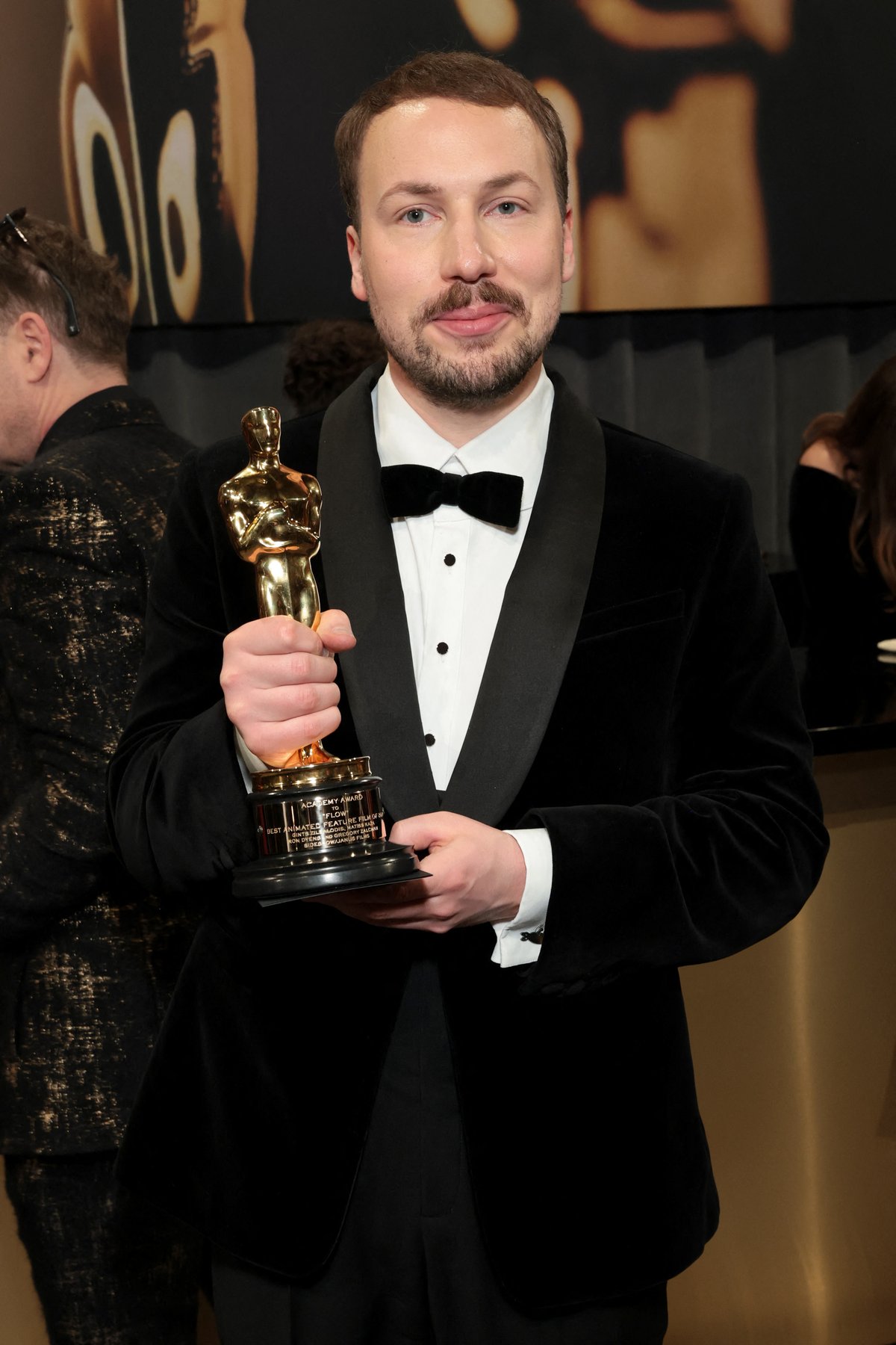GINTS Zilbalodis, Best Animated Feature for ‘Flow.’