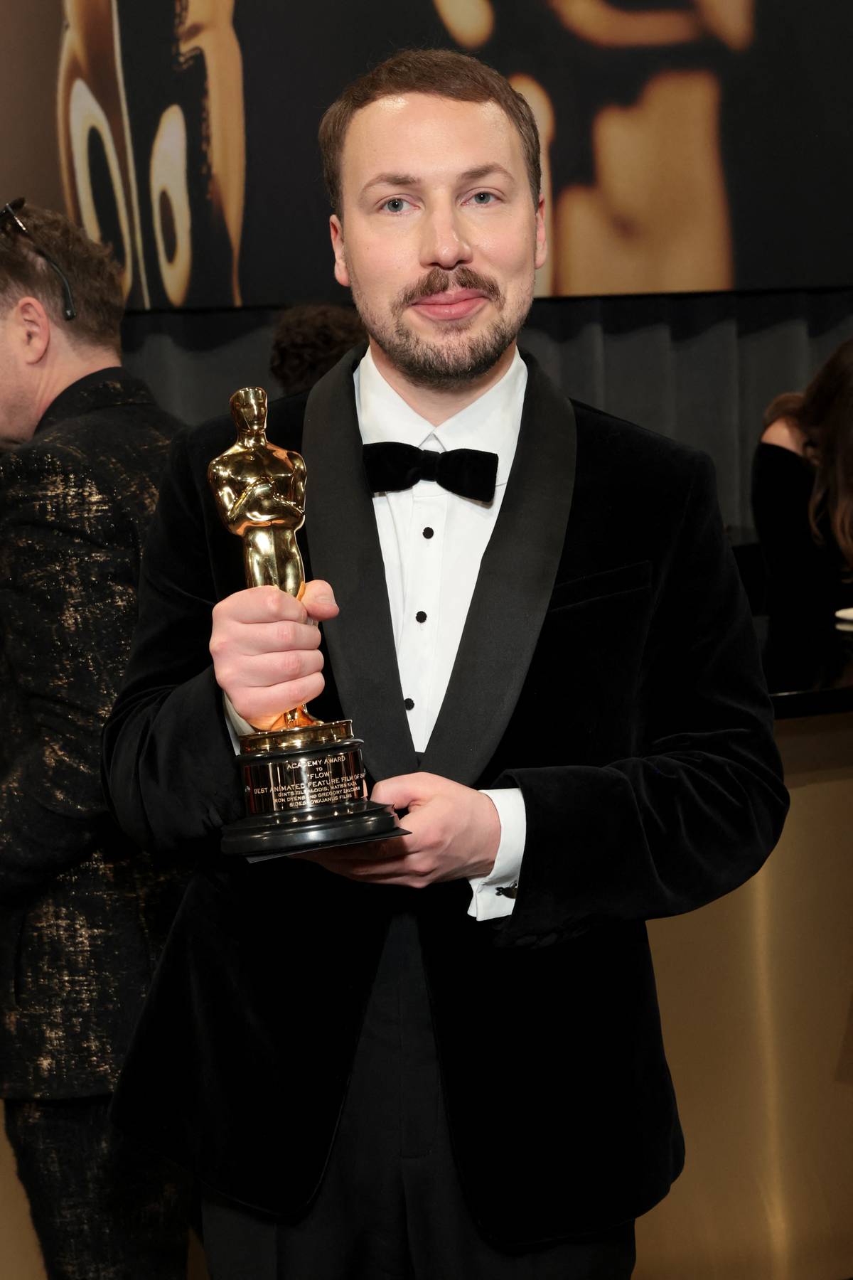 GINTS Zilbalodis, Best Animated Feature for ‘Flow.’