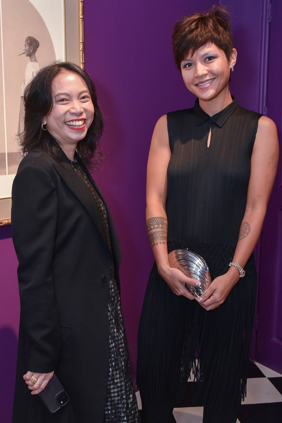 Amanda de Guzman Debraux and Ina Estacio.
