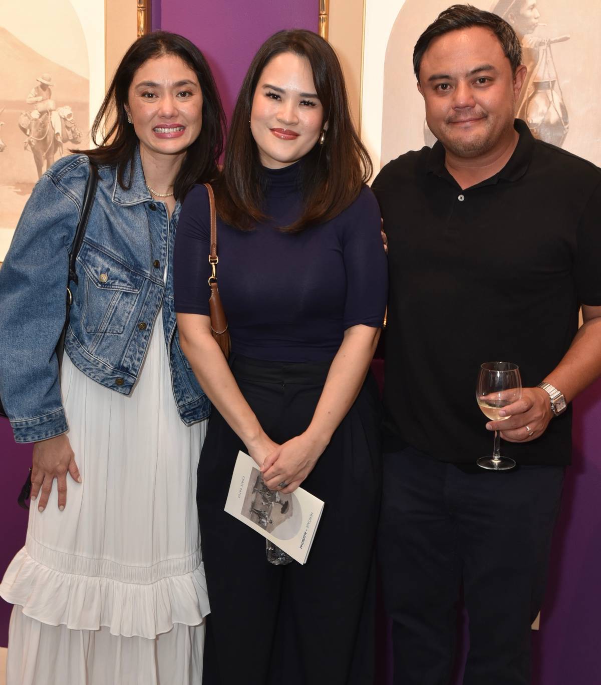 Malacanan Deputy Social Secretary Dina Arroyo Tantoco, Micah Gonzalez and Powie Tantoco.