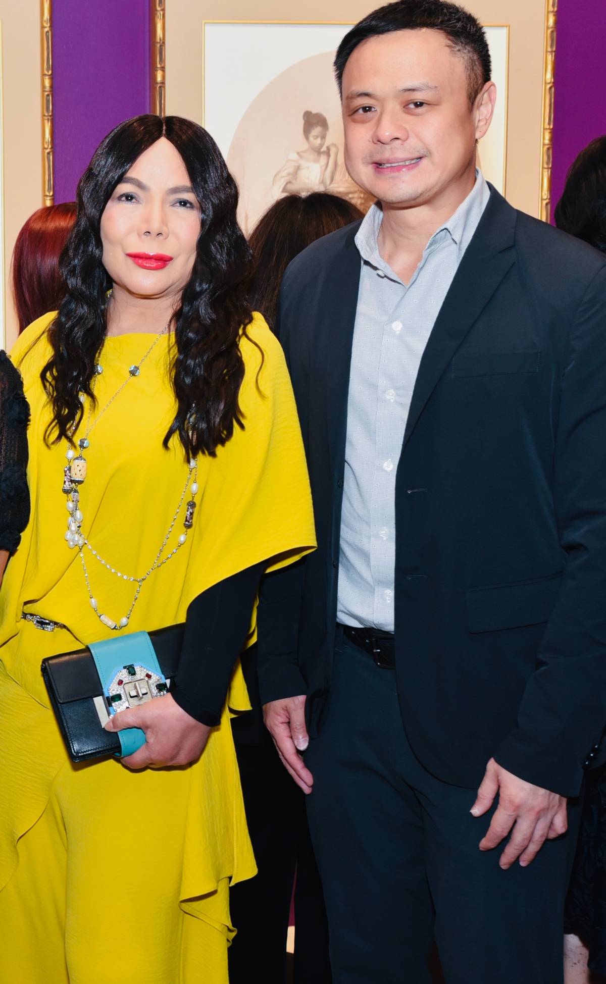 Tina Cuevas and Capt. Stanley Ng.