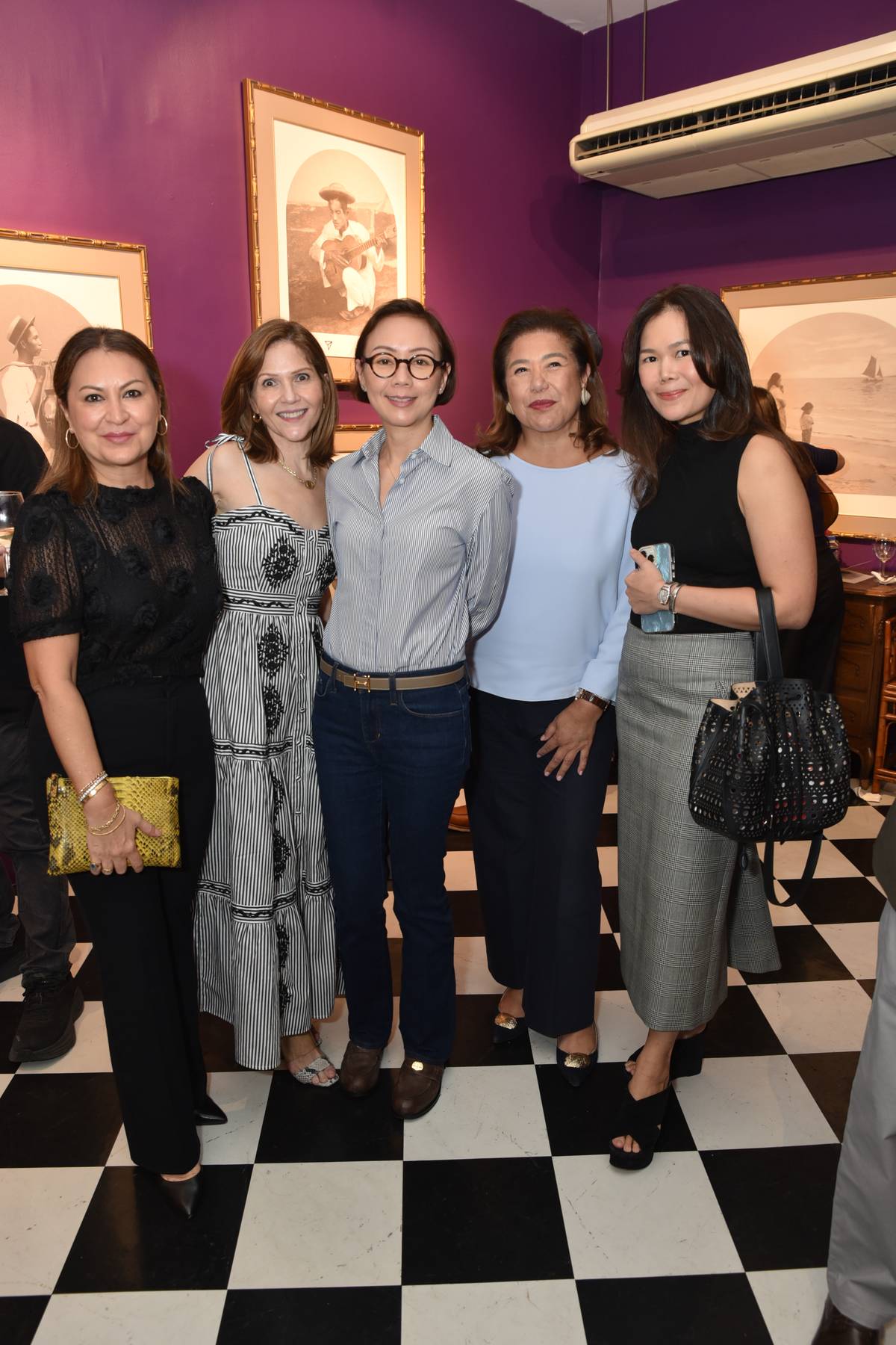 Marilu Batchelor, Anne Marie Saguil, Cinthy Recto, Special Envoy to the UAE Karen Santos, Jet Acuzar Atienza.