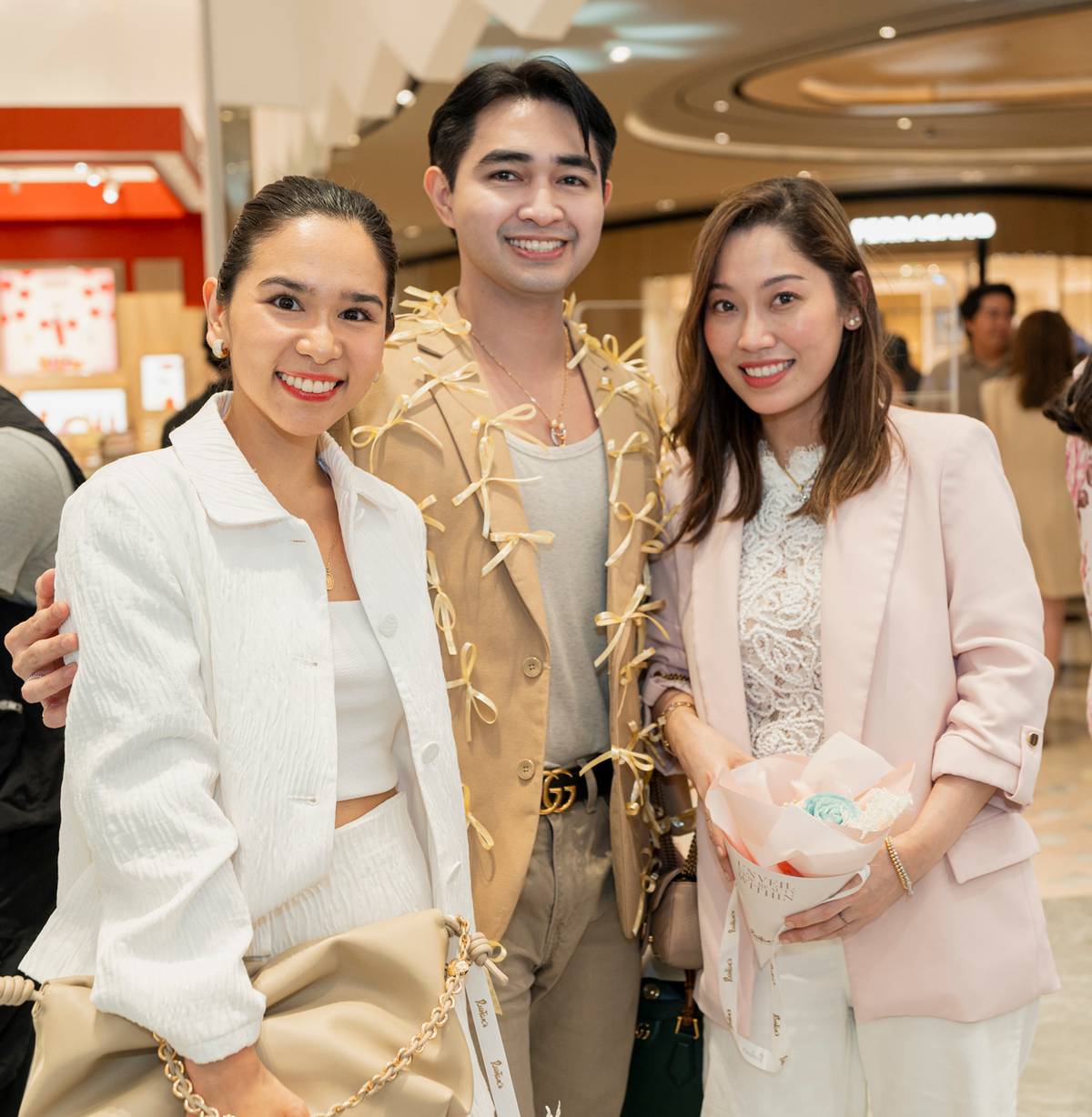 Cara Durano, John Rey Guadalquiver and Stephanie Escalona.