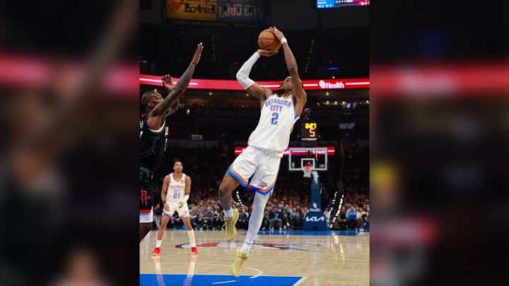 Shai Gilgeous-Alexander puts on a show, dropping 51 points to lead the Oklahoma City Thunder to a 137-128 win over the Houston Rockets in the NBA regular season.