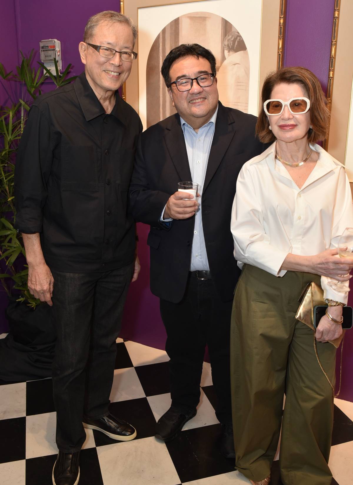 Johnny Velasquez, Commissioner Alvin Limlingan, and Maripi Muscat.