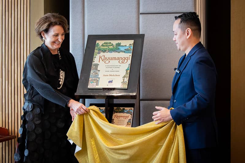 US Ambassador to the Philippines MaryKay Carlson and author Jam Melchor.