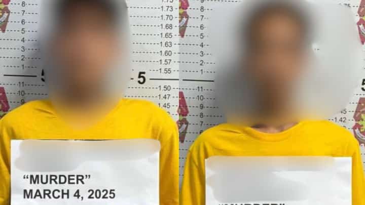 Mugshot photos of the murder suspects in a shooting incident in Navotas City last Wednesday, 5 March