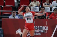 Shaya Adorador of Chery Tiggo rises to the occasion with 14 points in their 25-22, 26-24, 25-12 win over Nxled on Thursday in the Play-in phase of the PVL All-Filipino Conference.