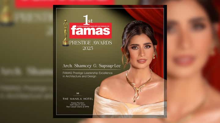 Shamcey Supsup-Lee: Beauty queen turned architectural visionary wins FAMAS award