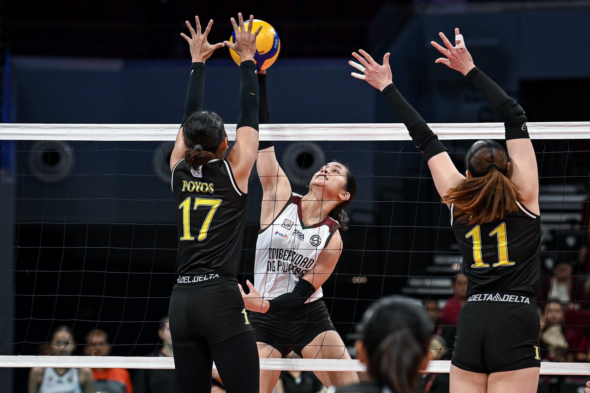 Olango carrying fight for Fighting Maroons