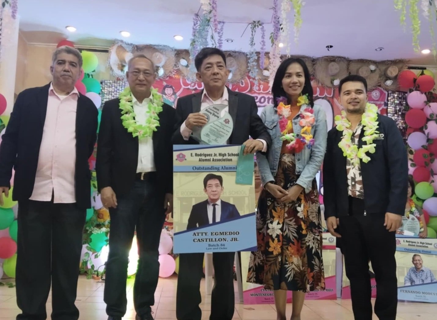 ERJHS alumni achievers feted during 73rd Foundation Day