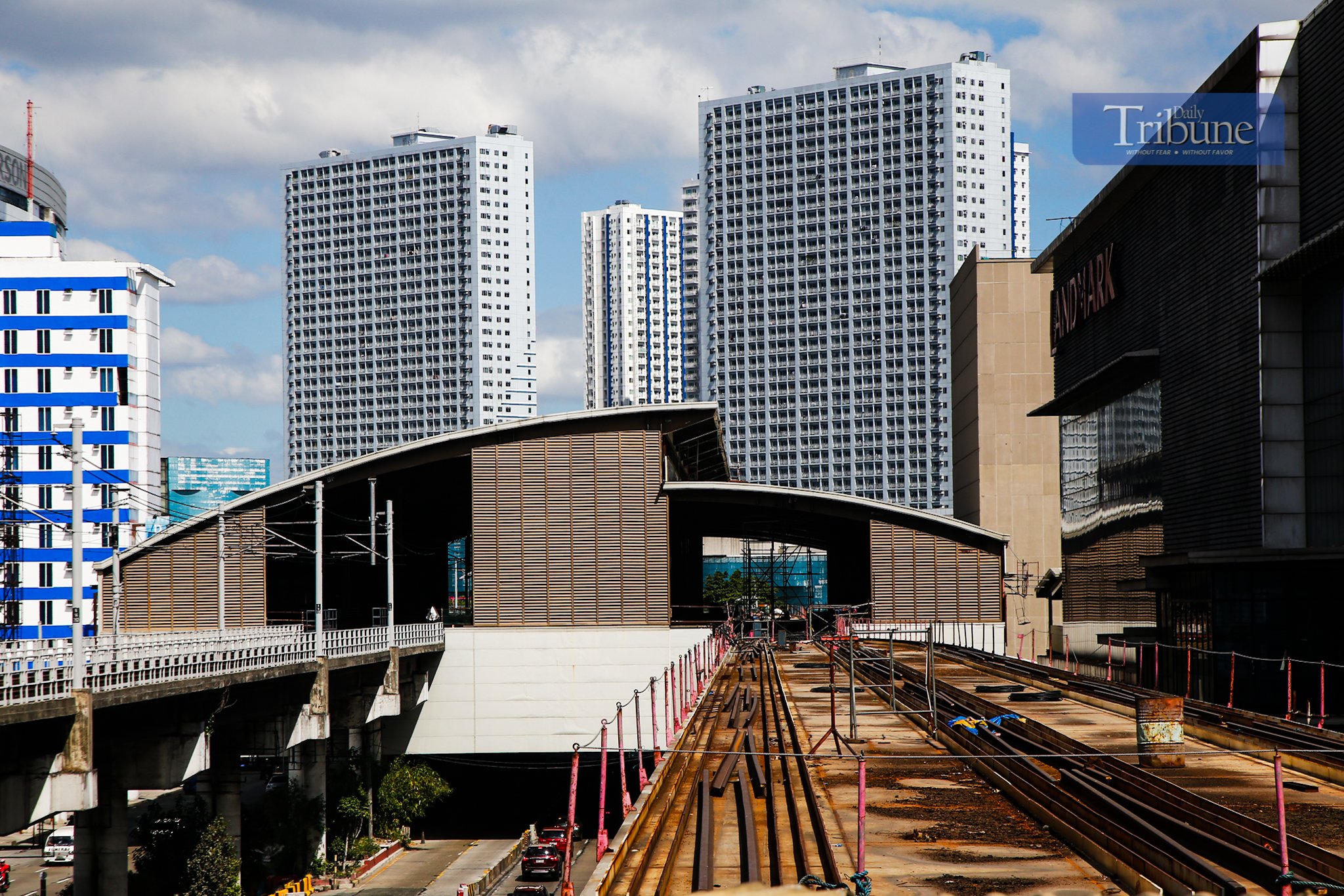 The Unified Grand Central Station project remains unfinished after years of delay, as seen in this photo taken on 7 March 2025. The Department of Transportation is set to terminate its contract with the Unified Grand Central Station consortium, composed of BF Corp. and Foresight Development and Surveying Co., due to persistent delays in the project's completion.