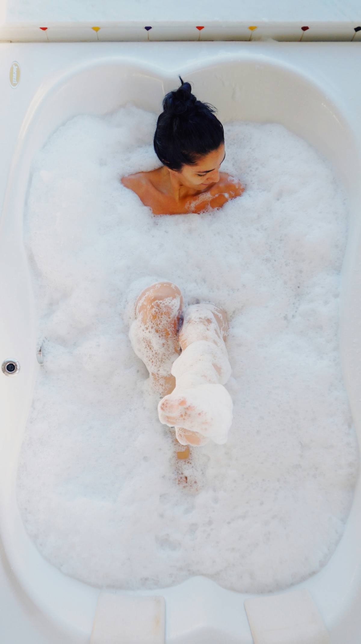 Bathe twice daily.