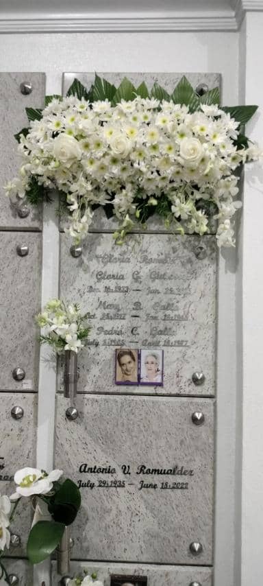 Gloria Romero’s final resting place.