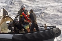 Troops injured as ex-cyclone batters Australia