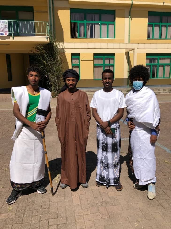 Traditional attire.