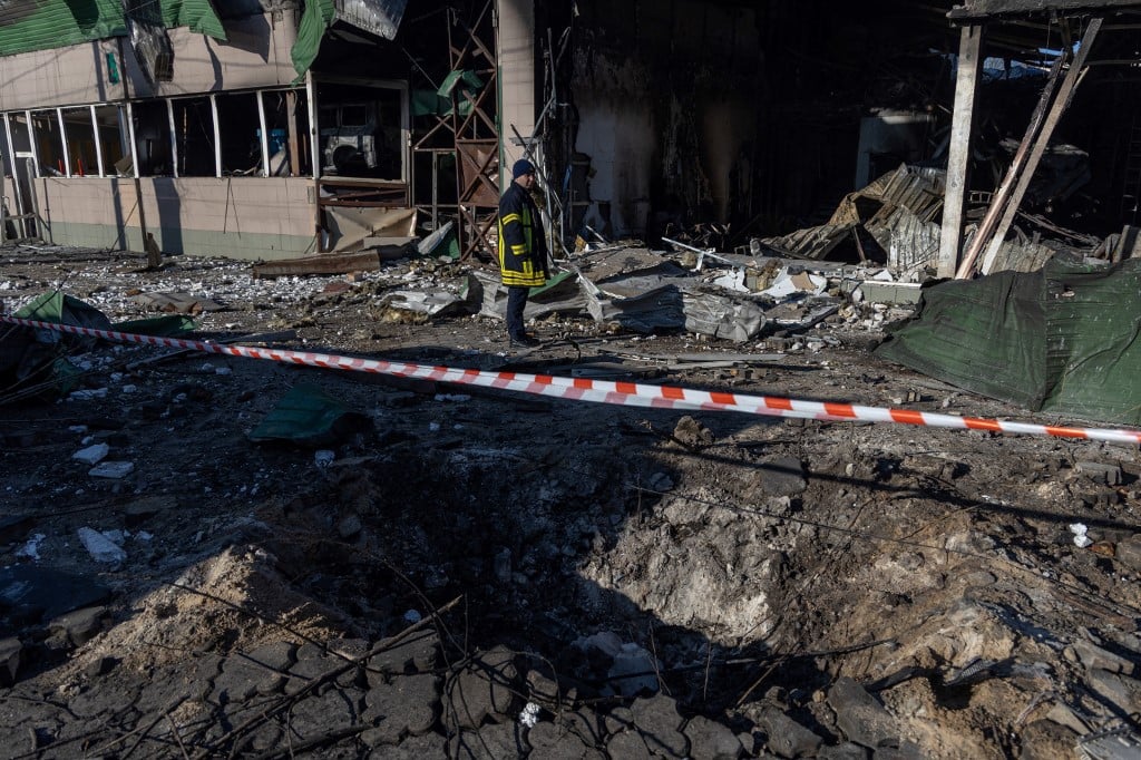 Ukraine says Russia attacked with over 100 drones overnight
