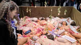 Protesters rally on International Women’s Day