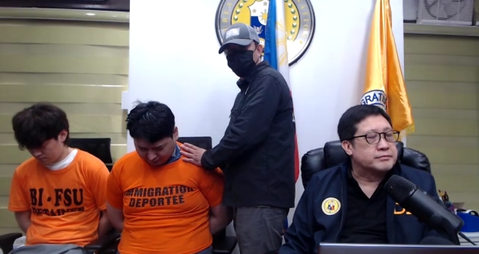 THE Bureau of Immigration presents the rearrested Korean national who had escaped the previous Tuesday after attending his hearing at the Quezon City RTC. The individual who helped him escape was also arrested.