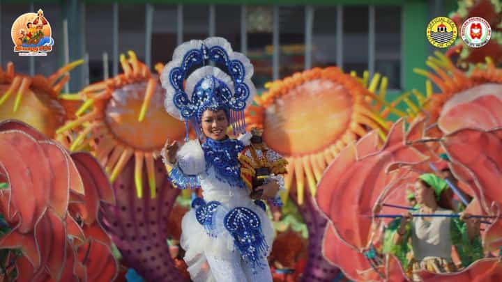 SINULOG Festival 2025 Street Dancing Competition 3rd placer, Bais City Festival of Harvest of Negros Oriental dancers, illustrate their culture of harvest through their musical performance during the Awarding Ceremony held at Cebu City Sports Center, Cebu City.