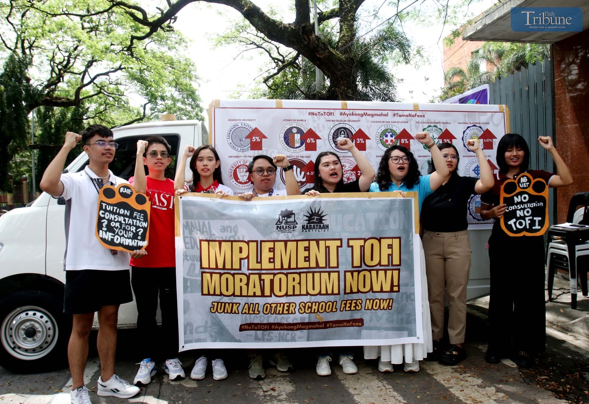 Rally outside CHED