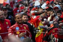 Hamilton in red, Verstappen under pressure for F1's 75th anniversary