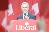 CANADA’s Liberal Leader and Prime Minister-elect Mark Carney speaks after being elected as the new Liberal Party leader in Ottawa.