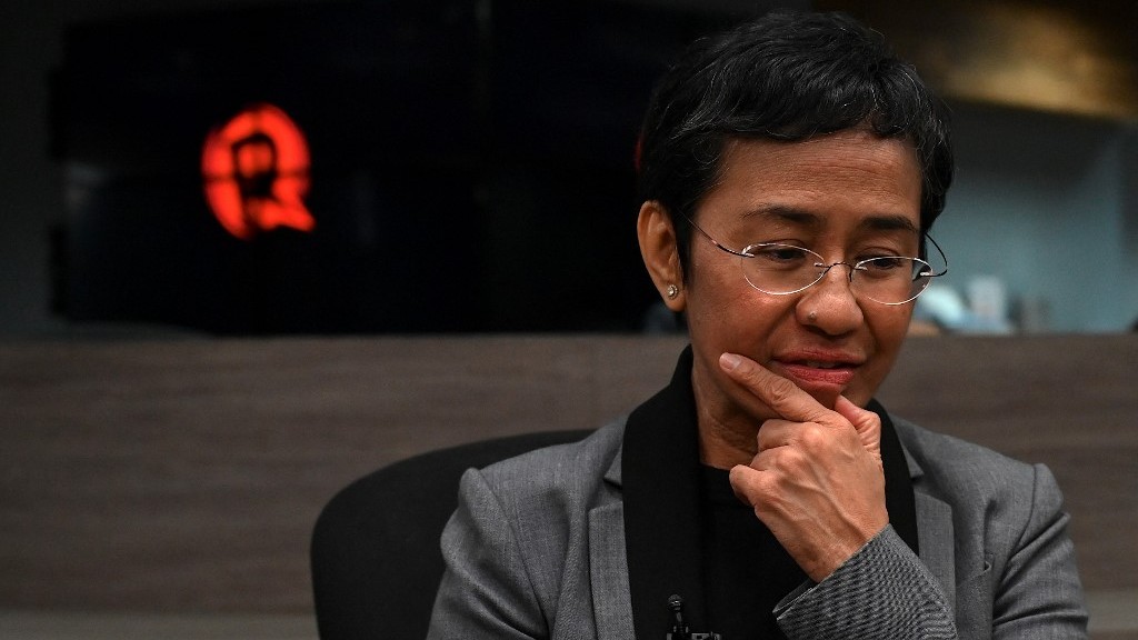Maria Ressa honored by Rotary Club for upholding truth and social justice
