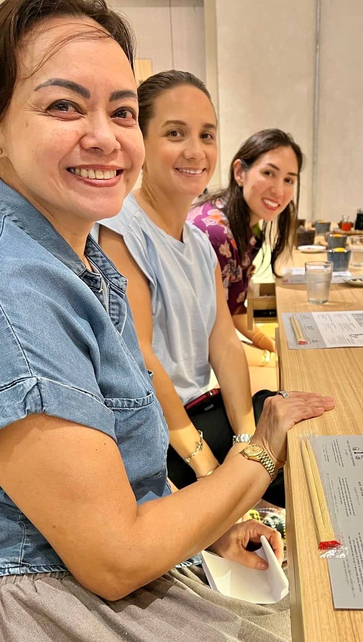 Katrina Holigores, Nikki Aboitiz
and Lara Zobel.