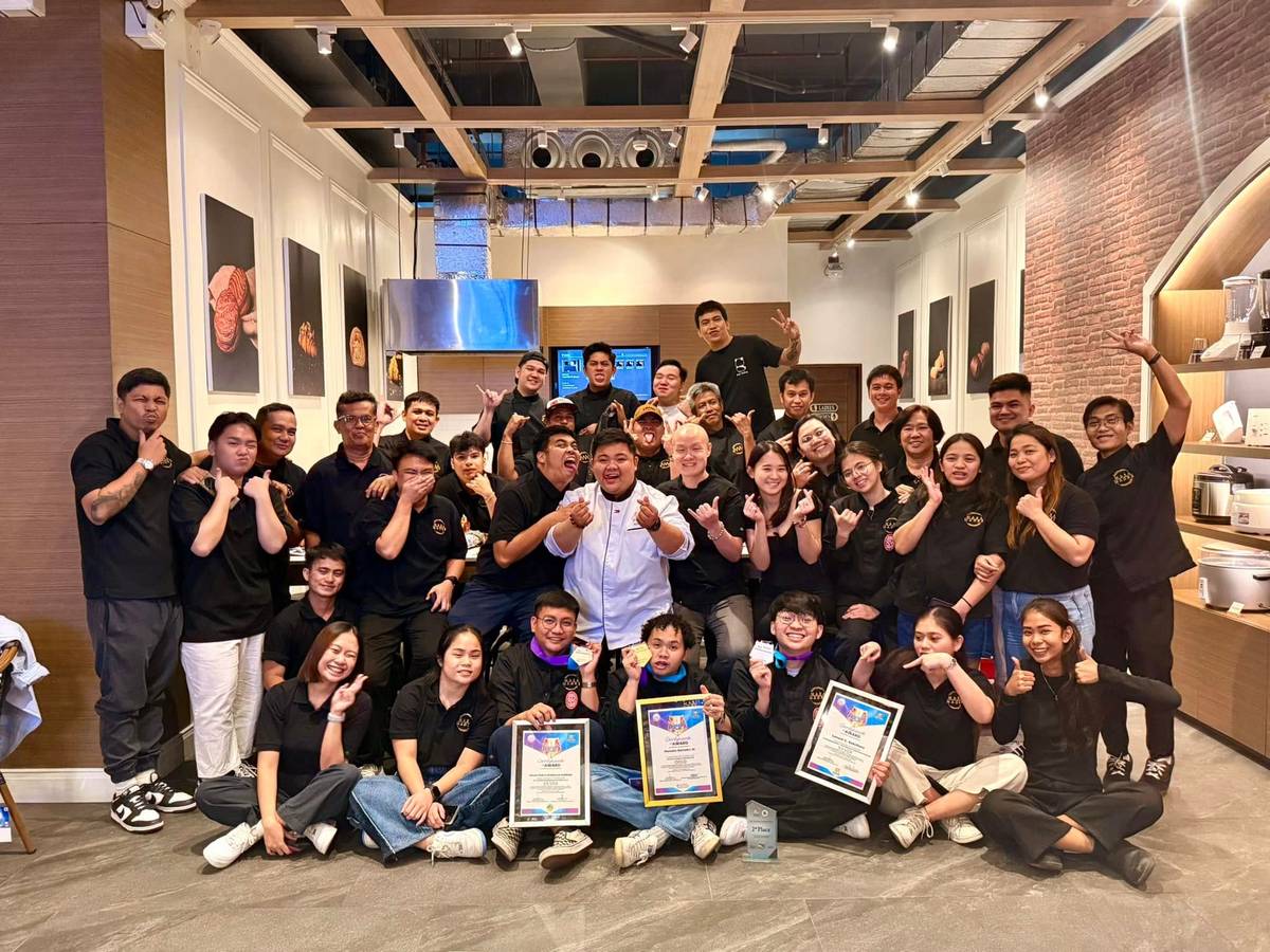 The Masa Madre Bakehouse team with the three winners in various competitions during Bakery Fair 2025.