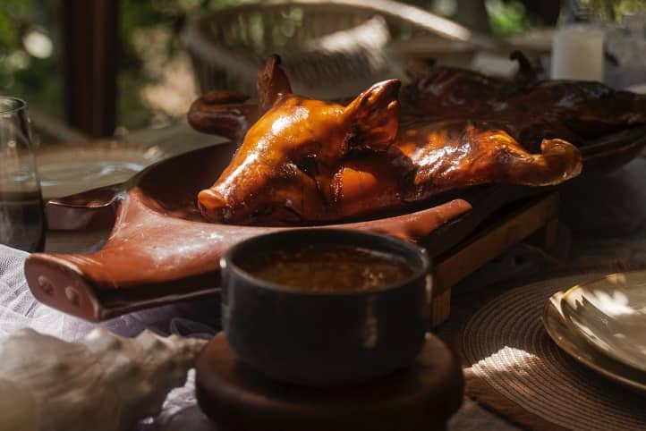 Cochinillo. The mouthwatering specialty hits the spot bullseye.