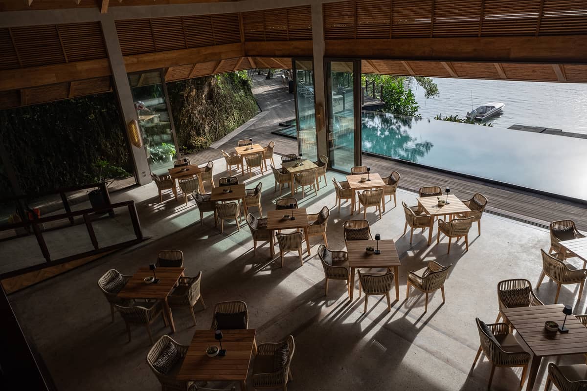 Lingaw restaurant. Home to the resorts special Negrense - Spanish cuisine.